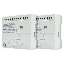 Módulo de Relé 4CH Tuya Life WIFI para Motor AC 85-250V RF433, Luz Inteligente e Abridor de Porta de Garagem.
