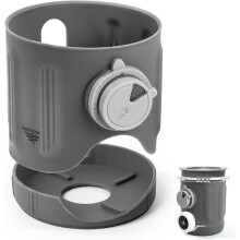 Custodia In Silicone per Creami Swirl NC700, NC701, Contenitore per Ghiaccio In Silicone Alimentare Isolato, con Indicazione di Data e Varietà.
