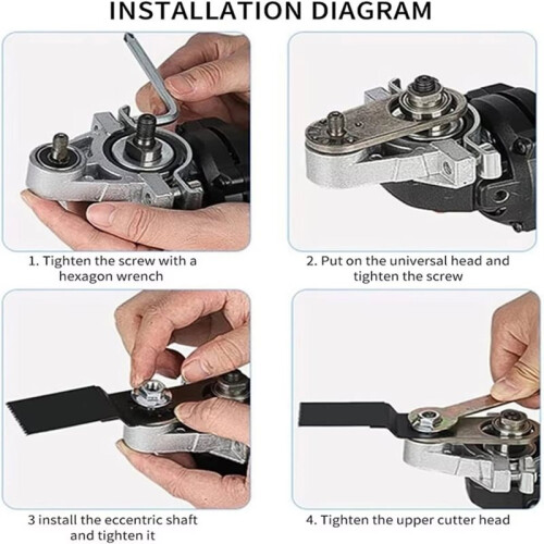 Angle Grinder Conversion Universal  Set M14 Multi Function Electric Trimming Shovel Polishing Tool Accessories 2