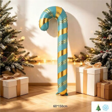4 Pcs Christmas Balloon Set Candy Cane & Lollipop Shaped Balloons Candy Cane & Lollipop Shaped Balloons