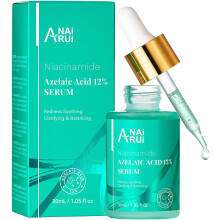 ANAiRUi 12% Azelaic Acid with Niacinamide Hydrating Face Serum, Lightweight Daily Facial Serum for All Skin Types 30ml