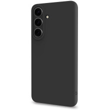 Cromo Soft Rubber Case for Samsung Galaxy S26 FE 5G, Black, Microfibre Lining