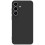 Cromo Soft Rubber Case for Samsung Galaxy S26 FE 5G, Black, Microfibre Lining 3