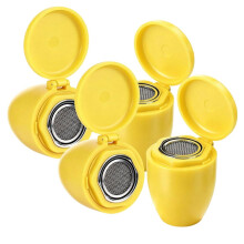 4 Stuks Oogspoelstationmondstukken, Klassieke Dubbele Oogspoelkopvervanging, Oogspoelunitsproeiers