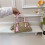 (Khaki) Casual wide shoulder strap pillow bag 1
