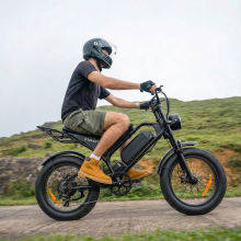 DK400 Long Range 1200W Off-Road Electric Bike, 45 Miles, 20" Fat Tyres, Full Suspension