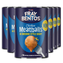 Fray Bentos Meatballs in Swedish Style Gravy, Tinned, 380 g (6-Pack)