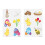Assorted Easter Mini Temporary Transfer Tattoo Stickers - Pack of 6 1