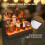 HOMAIRE LED Liquor Bottle Display Shelf Walnut 4