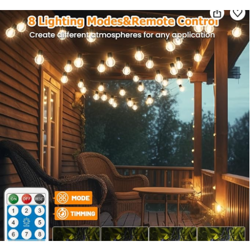14M Solar String Lights, 25 LED Garden Lights 2