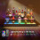 HOMAIRE LED Liquor Bottle Display Shelf Walnut 2