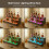 HOMAIRE LED Liquor Bottle Display Shelf Walnut 5