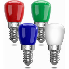 E14 värikäs led-lamppu, 3 W punainen, vihreä, sininen, lämmin valkoinen lamppu, sopii 220–240 V:n vaihtovirtaan, ha [MI]