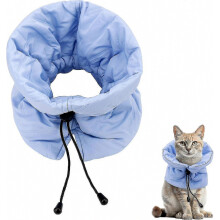 Cat Recovery Collar, Soft Adjustable Cat Cone Collar, Cat Neck Protective Collar After Surgery For Cats Kitten, Pre [MI]