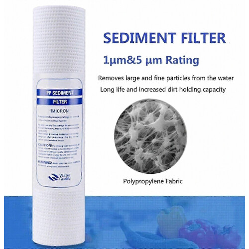 10 Stück Universal-Wasserfilter aus PP-Baumwolle, 5 Mikrometer 1