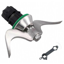 Vervangend deegmes van roestvrij staal, compatibel met Thermomix TM5, TM6 en TMF.