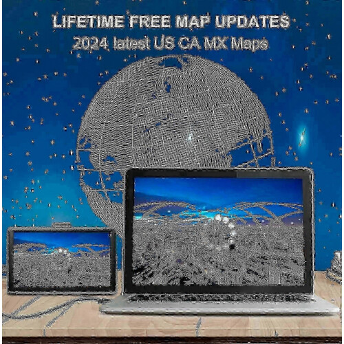GPS αυτοκινήτου - 7 ιντσών, δωρεάν ενημερώσεις χαρτών εφ' όρου ζωής, κάμερες 2