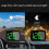 Το τελευταίο ψηφιακό ταχύμετρο GPS HUD Plug and Play για όλα τα αξεσουάρ αυτοκινή 3