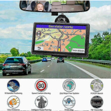 2026 New Car Gps Navi - 7 Inch, Lifetime Free Map Updates, Speed Cameras and Poi Alerts zl