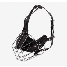 Mesh Dog Mouth Guard Muzzle for Barking Control - Adjustable Pet Supplies for Safe & Comfortable Use (Size M)