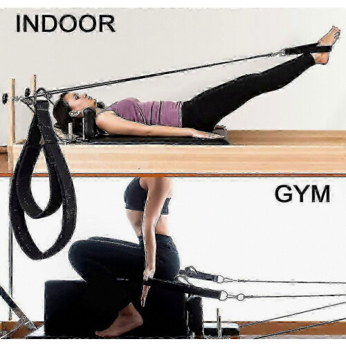 Διπλοί ιμάντες Pilates για Reformer και άλλο εξοπλισμό γυμναστικής με 2