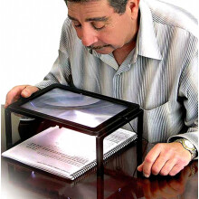 Loupe 6x avec LED - Lecteur portable ergonomique pour seniors_pl