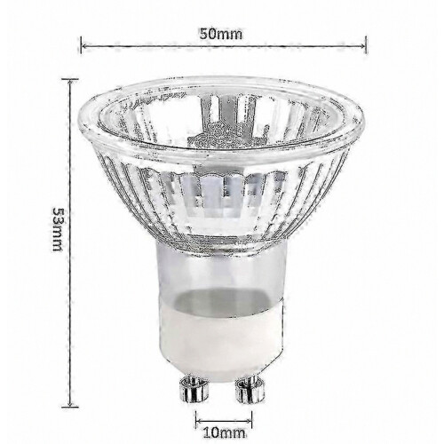 e 5 Pcs Gu10 35w Halogen Spotlight Bulb Dimmable, Halogen Reflector Lamps A zy 2