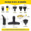 Σετ αξεσουάρ ατμοκαθαριστή 10 τεμαχίων για μοντέλα SC1 SC2 SC3 SC4 SC5 που περιλαμ 3