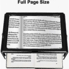 Loupe de lecture mains libres avec lumière LED, grossissement 3x