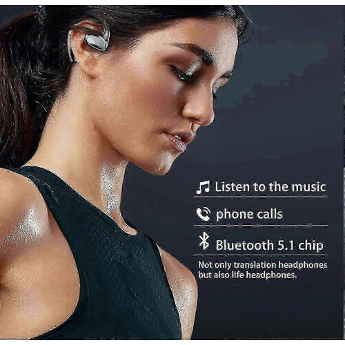 Ακουστικά Talkbuds Qinux Bluetooth Translator, Συνδυάζονται με την εφαρμογή μετάφρασης γ 2