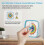 60-Minuten-Visualtimer mit Nachtlicht, Countdown-Timer und Pomodoro-Timer mit Regenbogenmuster für Kinder 2