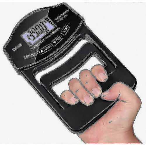 Digital Hand Grip Strength Tester with USB LCD Screen, 396lbs/180kg Dynamometer for Grip Measurement