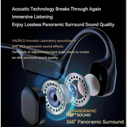 Ακουστικά V2 Bone Conductivity για κολύμβηση - IP68 Αδιάβροχα, Bluetooth 4, Ενσωματωμένο M 2