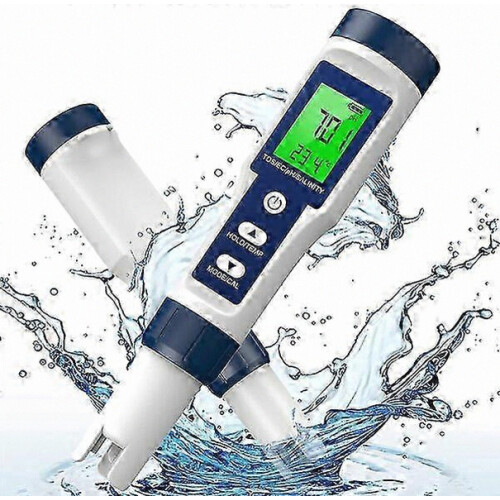 Water Quality Test Pen, Dual Parameter Detection, 0-14PH/0-20000PPM, Home Water Quality Testing