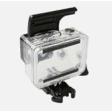 For Gopro HERO4 / 3+ Sports Action Camera Waterproof Housing Case ABS Plastic Back Door Clip Lock Catch(Black) w