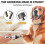 Σετ 2 τεμαχίων Heusom Silent Groom Pro USB Nail Grinder, Κόφτες νυχιών σκύλου για αθόρυβη κα 2