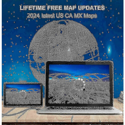 GPS αυτοκινήτου - 7 ιντσών, δωρεάν ενημερώσεις χαρτών εφ' όρου ζωής, κάμερες 2
