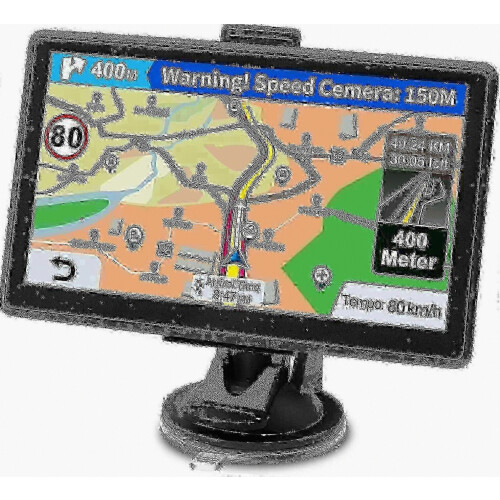 GPS αυτοκινήτου - 7 ιντσών, δωρεάν ενημερώσεις χαρτών εφ' όρου ζωής, κάμερες