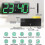 Digital LED Wall Clock with Large Display, Easy to Read Numbers for Home Office Use 2