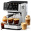 ecozy Espresso Machine 4-in-1, Cold Brew, Cappuccino, Coffee Machine Silver 1