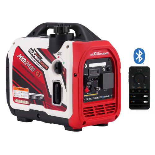 2000W Inverter Generator benzin Silent 58dB Bærbar til Camping Home Backup