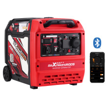 Invertorový generátor 5500 W na benzín s elektrickým štartovaním a štartovaním cez Bluetooth
