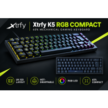 Cherry K5 RGB Compact 65% Gaming Keyboard Black