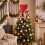 Living And Home Santa Hat Christmas Tree Topper 2
