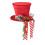 Living And Home Santa Hat Christmas Tree Topper 4