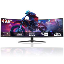 Gawfolk 49 Inch DQHD Curved Gaming Monitor – 240Hz, 5120x1440 Super Ultra-Wide, 1500R, Height Adjustable Stand, 1MS, FreeSync, 120% sRGB,RGB