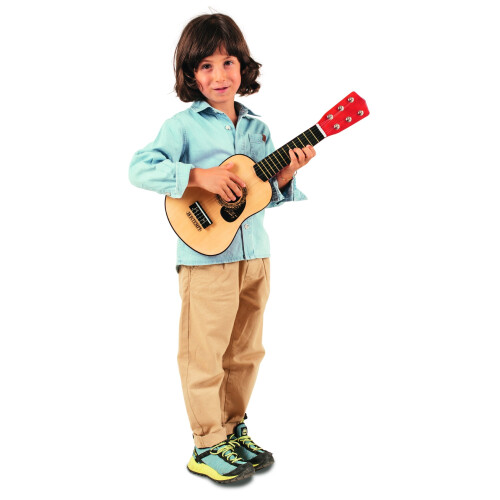 Violão clássico de madeira para crianças, 55 cm, com palheta. 2