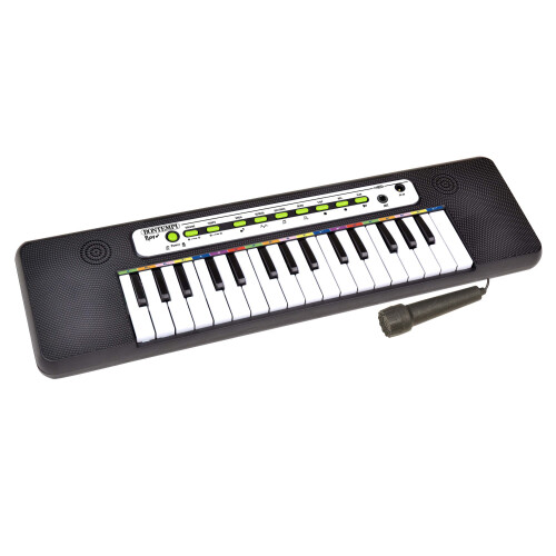Teclado eletrônico de 32 teclas com microfone, sons e ritmos. 1