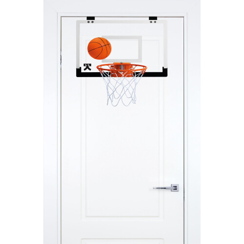 Conjunto de basquete para porta, para uso interno, com bola e bomba. 2