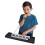 Teclado eletrônico de 32 teclas com microfone, sons e ritmos. 3
